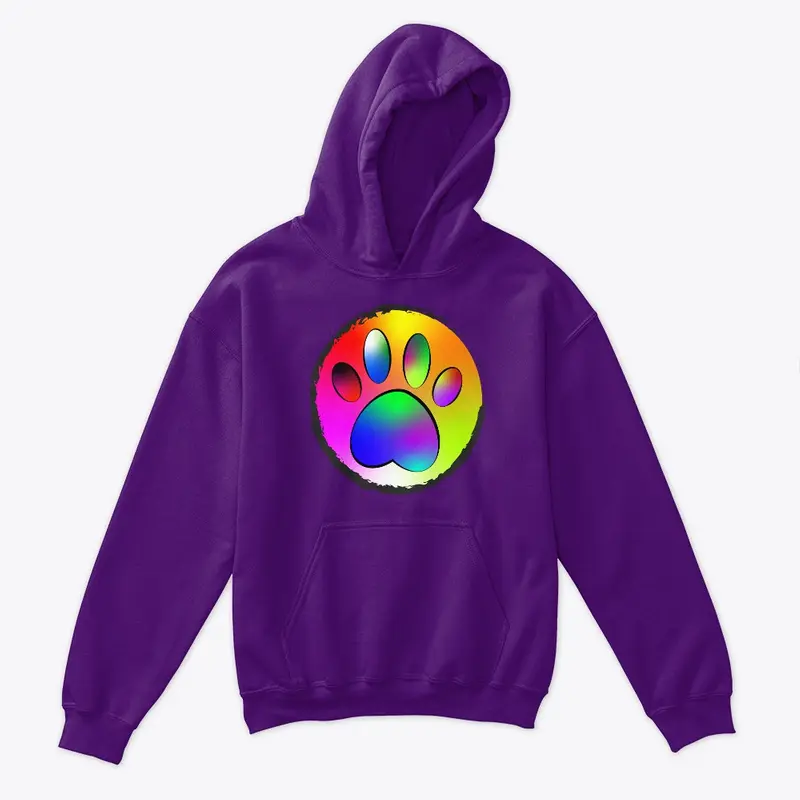 Rainbow Paw print