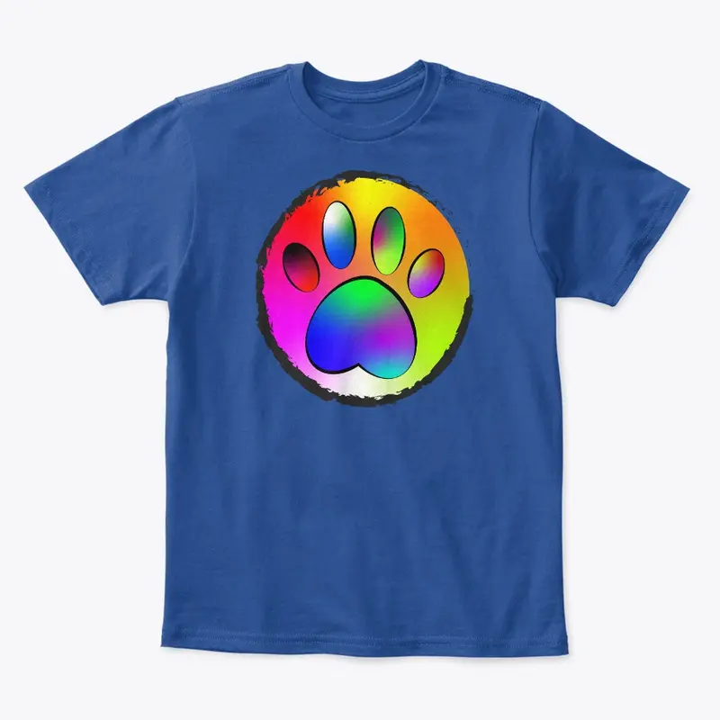 Rainbow Paw print