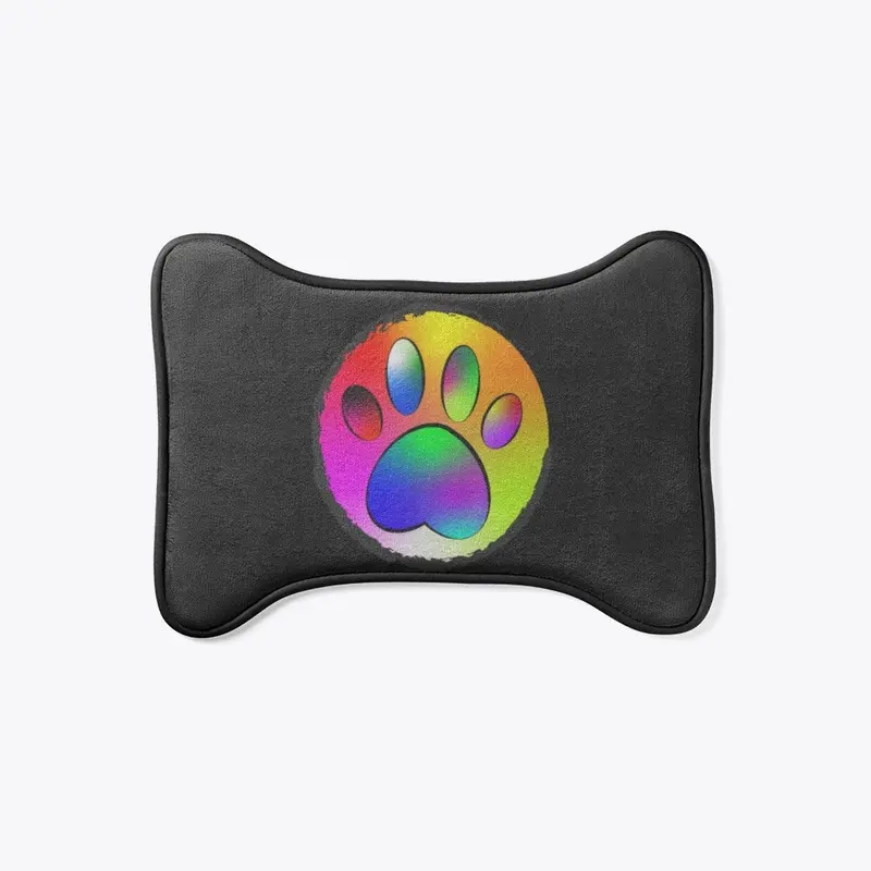 Rainbow Paw print