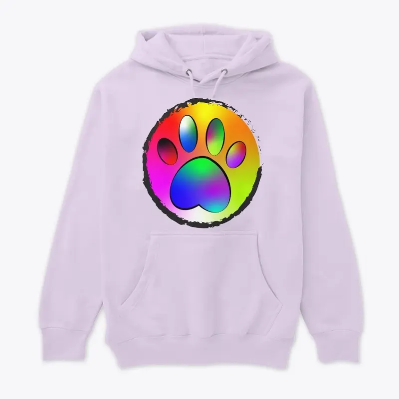 Rainbow Paw print